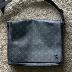 Black Louis Vuitton Messenger Bag